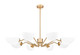 Breton Eight Light Chandelier (3048-8MGLD)