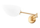 Breton One Light Wall Sconce (3048S-MGLD)