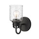 Z-Lite - 340-1S-MB - One Light Wall Sconce - Kinsley - Matte Black