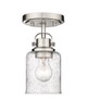 Z-Lite - 340F1-BN - One Light Flush Mount - Kinsley - Brushed Nickel