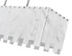 Viviana Five Light Linear Chandelier (345-40L-PN)