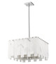 Viviana Eight Light Chandelier (345P20-PN)