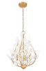 Claudine Four Light Chandelier (353-18MGLD)