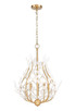Z-Lite - 353-24MGLD - Five Light Chandelier - Claudine - Modern Gold