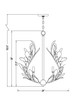 Claudine Five Light Chandelier (353-24MGLD)