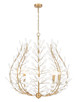 Claudine Eight Light Chandelier (353-38MGLD)