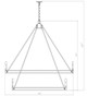 Dennison 28 Light Chandelier (4005-28MB)