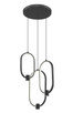 Saros LED Chandelier (4101-3MB-LED)