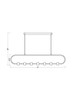 Saros LED Linear Chandelier (4101-54L-MB-LED)