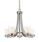 Z-Lite - 426-5-BN - Five Light Chandelier - Willow - Brushed Nickel