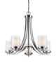 Z-Lite - 426-5-CH - Five Light Chandelier - Willow - Chrome