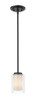 Z-Lite - 426MP-MB - One Light Pendant - Willow - Matte Black