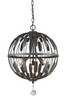 Z-Lite - 430B18-BRZ - Five Light Chandelier - Almet - Bronze