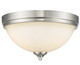 Z-Lite - 435F3-BN - Three Light Flush Mount - Bordeaux - Brushed Nickel