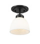 Ashton One Light Flush Mount (443F1-MB)