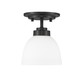 Ashton One Light Flush Mount (443F1-MB)