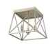 Trestle Three Light Flush Mount (447F14-AS)
