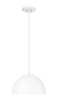 Z-Lite - 4501P12-MW - One Light Pendant - Vega - Matte White