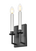 Orson One Light Wall Sconce (4503-2S-MB)