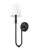 Jisele One Light Wall Sconce (4505-1S-MB)