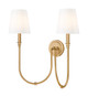 Z-Lite - 4505-2S-RB - Two Light Wall Sconce - Jisele - Rubbed Brass