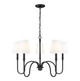 Z-Lite - 4505-5MB - Five Light Chandelier - Jisele - Matte Black