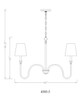 Jisele Five Light Chandelier (4505-5MB)