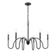 Jisele Six Light Chandelier (4505-6MB)