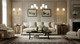 Jisele Six Light Chandelier (4505-6RB)
