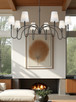 Jisele Eight Light Chandelier (4505-8MB)