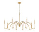 Jisele Eight Light Chandelier (4505-8RB)