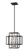 Z-Lite - 454-14BK-BN - Four Light Pendant - Titania - Black + Brushed Nickel