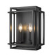Z-Lite - 454-2S-MB - Two Light Wall Sconce - Titania - Matte Black