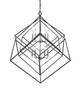 Z-Lite - 457-10CH-MB - Ten Light Chandelier - Euclid - Chrome + Matte Black