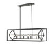Z-Lite - 457-8L-MB - Eight Light Linear Chandelier - Euclid - Matte Black
