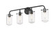 Delaney Four Light Vanity (471-4V-MB)