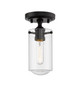 Z-Lite - 471F1-MB - One Light Flush Mount - Delaney - Matte Black