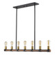 Kirkland Seven Light Linear Chandelier (472-7L-RM)