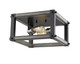 Z-Lite - 472F2S-ABB - Two Light Flush Mount - Kirkland - Ashen Barnboard