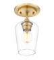 Joliet One Light Flush Mount (473F1-BBR)