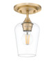 Joliet One Light Flush Mount (473F1-BBR)