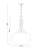 Joliet Three Light Pendant (473P16-BBR)