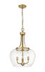 Z-Lite - 473P16-OBR - Three Light Pendant - Joliet - Olde Brass