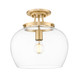Joliet One Light Semi Flush Mount (473SF13-BBR)