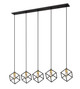 Z-Lite - 478-5L-BRZ-OBR - Five Light Linear Chandelier - Vertical - Bronze + Olde Brass