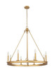 Barclay Eight Light Chandelier (482R-8RB)