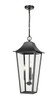 Z-Lite - 5008CHXL-BK - Three Light Outdoor Chain Mount Ceiling Fixture - Gannon - Black