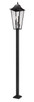 Z-Lite - 5008PHXXLS-536P-BK - Five Light Outdoor Post Mount Fixture - Gannon - Black