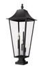 Z-Lite - 5008PHXXLS-SQPM-BK - Five Light Outdoor Pier Mounted Fixture - Gannon - Black