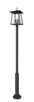 Z-Lite - 5015PHXLR-5010P-BK - Five Light Outdoor Post Mounted Fixture - Rainer - Black